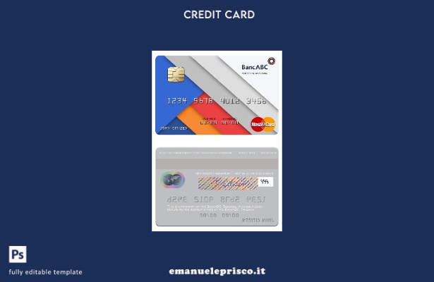 modello mastercard Tanzania BancABC in stile verificato
